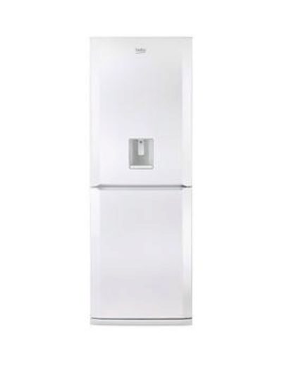 Beko Cfdl7914W 70Cm Wide Fridge Freezer With Non Plumbed Water Dispenser - White Beko Cfdl7914W 70Cm Wide Fridge Freezer With Non Plumbed Water Dispenser - White